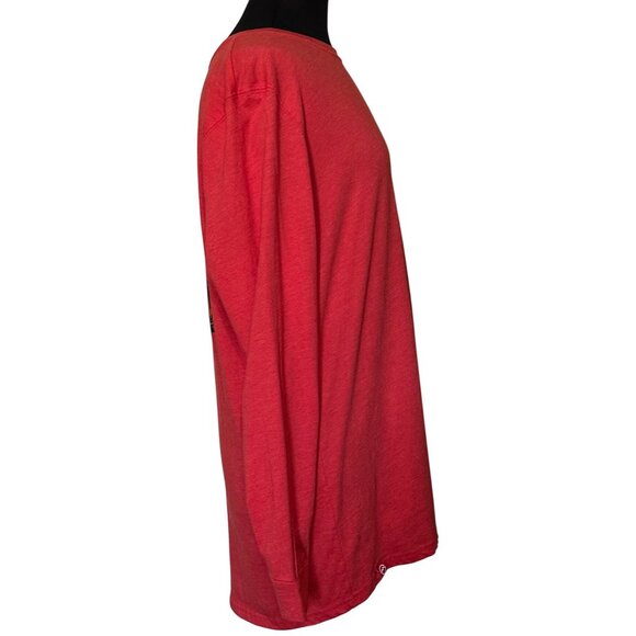 Magellan Outdoors Fish Gear Red Long-Sleeved Shirt Boyfriend Fit Women's Size XL - Picture 6 of 16